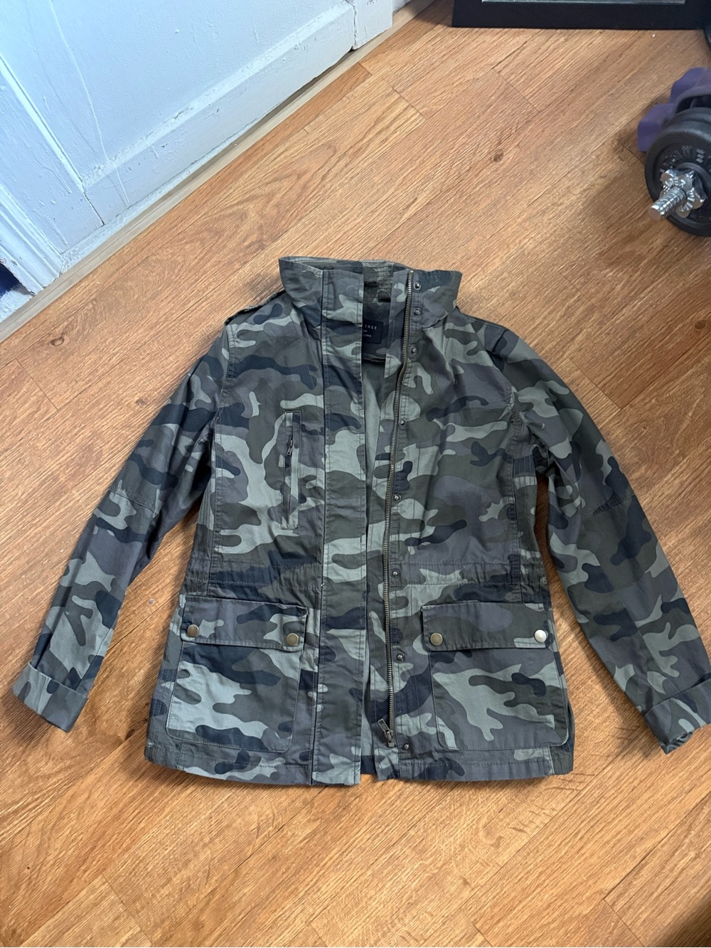 Love Tree Olive Green Camo Jacket